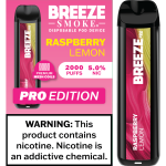 Breeze Pro Raspberry Lemon - Disposable Vape Flavors